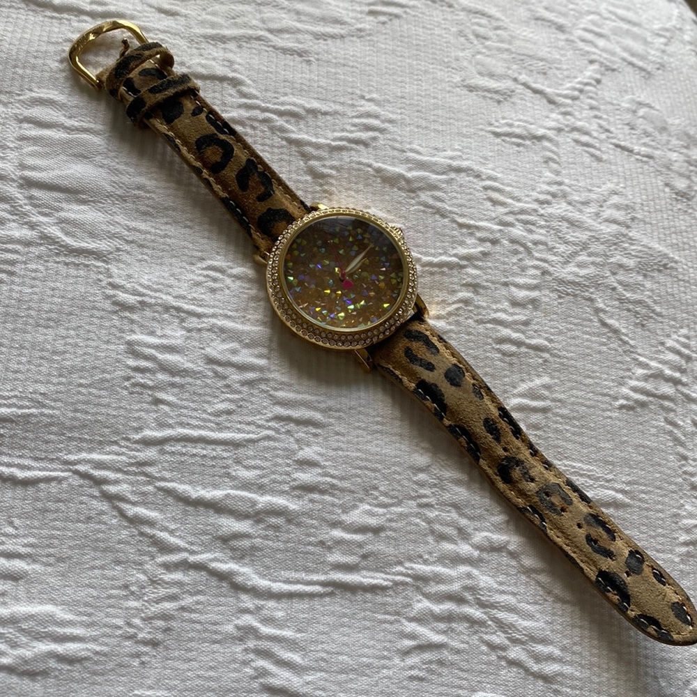 Betsy Johnson Leopard Watch